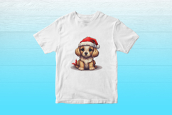 Cute Christmas Dogs Clipart Bundle: 10 Funny Transparent PNG Product Image 6
