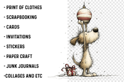 Christmas Dogs Whimsical Clipart Product Image 2