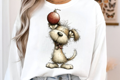 Christmas Dogs Whimsical Clipart Product Image 3