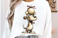 Christmas Dogs Whimsical Clipart Product Image 3