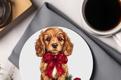 Christmas Dogs PNG Transparent Clipart, Holiday Dogs Bow Tie Product Image 5