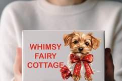 Christmas Dogs PNG Transparent Clipart, Holiday Dogs Bow Tie Product Image 6