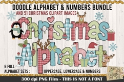 Alphabet Bundle - 10 Sets / Doodle Alphabet / Christmas Product Image 13