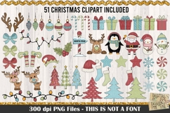 Alphabet Bundle - 10 Sets / Doodle Alphabet / Christmas Product Image 14