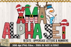 Alphabet Bundle - 10 Sets / Doodle Alphabet / Christmas Product Image 3