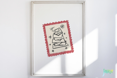 Christmas Doodle Clipart Sublimation Product Image 2