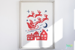 Christmas Doodle Clipart Sublimation Product Image 2