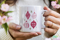Christmas Doodle Clipart Sublimation Product Image 4