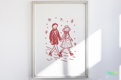 Christmas Doodle Clipart Sublimation Product Image 7