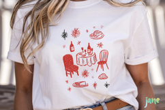 Christmas Doodle Clipart Sublimation Product Image 5