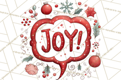 Christmas Doodles PNG Clip Art, Abstract Christmas Png Product Image 3