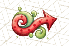 Christmas Doodles PNG Clip Art, Abstract Christmas Png Product Image 5