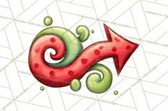 Christmas Doodles PNG Clip Art, Abstract Christmas Png Product Image 5