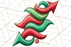 Christmas Doodles PNG Clip Art, Abstract Christmas Png Product Image 5