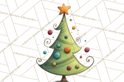 Christmas Doodles PNG Clip Art, Abstract Christmas Png Product Image 4