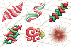 Christmas Doodles PNG Clip Art, Abstract Christmas Png Product Image 2