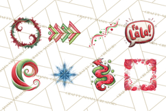 Christmas Doodles PNG Clip Art, Abstract Christmas Png Product Image 7