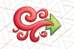 Christmas Doodles PNG Clip Art, Abstract Christmas Png Product Image 2