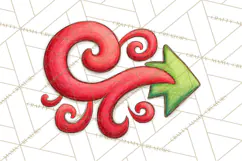 Christmas Doodles PNG Clip Art, Abstract Christmas Png Product Image 2