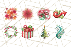 Christmas Doodles PNG Clip Art, Abstract Christmas Png Product Image 8