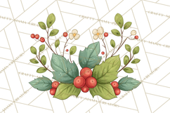 Christmas Doodles PNG Clip Art, Abstract Christmas Png Product Image 5