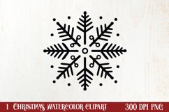 Christmas Doodle Sublimation Clipart, Christmas Clipart Product Image 1