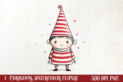 Christmas Doodle Sublimation Clipart, Christmas Clipart Product Image 1