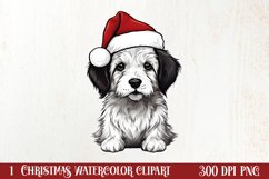 Christmas Doodle Sublimation Clipart, Christmas Clipart Product Image 1