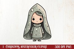 Christmas Doodle Sublimation Clipart, Christmas Clipart Product Image 1