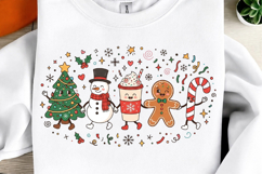 Christmas Doodles Characters PNG Product Image 1
