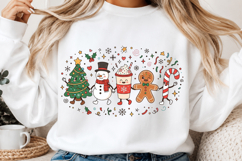 Christmas Doodles Characters PNG Product Image 2