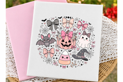 Cute Coquette Halloween Ghost PNG Product Image 3