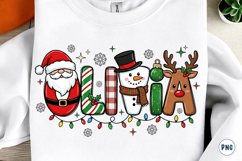 Christmas Doodles Letters Png Product Image 1
