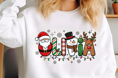 Christmas Doodles Letters Png Product Image 5