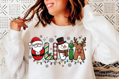 Christmas Doodles Letters Png Product Image 6