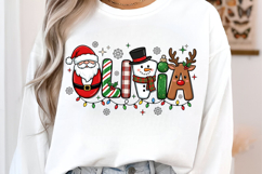 Christmas Doodles Letters Png Product Image 2