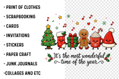 Christmas Doodle Character Png Product Image 3