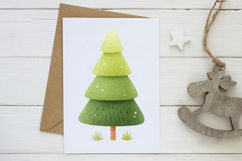 Christmas Doodles Tree clipart Product Image 3