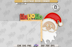 Christmas Door Corner Laser Cut Bundle, Xmas Trim Corner SVG Product Image 7