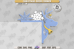 Christmas Door Corner Laser Cut Bundle, Xmas Trim Corner SVG Product Image 8