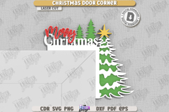 Christmas Door Corner Laser Cut Bundle, Xmas Trim Corner SVG Product Image 12