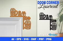 Christmas Door Corner Decoration Lasercut File SVG BUNDLES Product Image 2