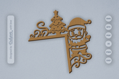Christmas Door Corner SVG Product Image 1