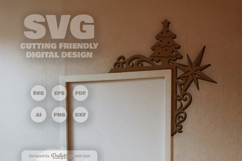 Christmas Door Corner SVG Product Image 3