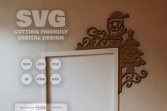 Christmas Door Corner SVG Product Image 3