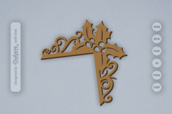 Christmas Door Corner SVG Product Image 3
