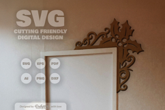 Christmas Door Corner SVG Product Image 2