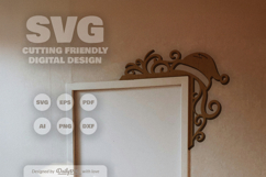 Christmas Door Corner SVG Product Image 2
