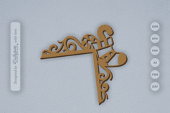 Christmas Door Corner SVG Product Image 3