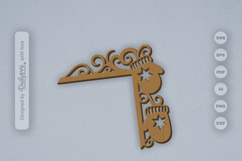 Christmas Door Corner SVG Product Image 3